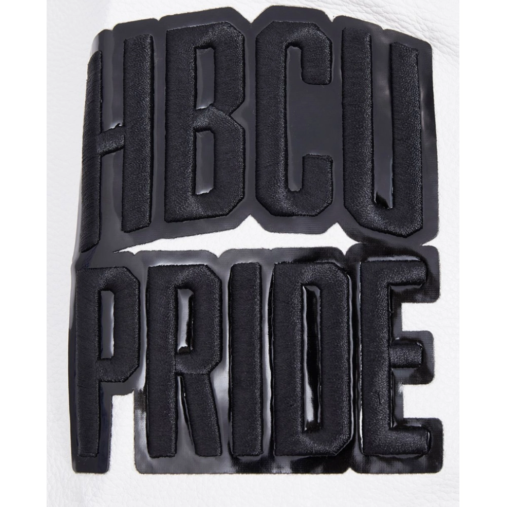 Morehouse Maroon Tigers Diy Pick Stitch Maroon Varsity Jacket - Image 9