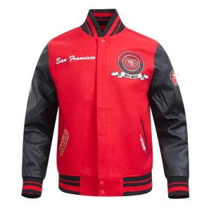san francisco 49ers team badge jacket