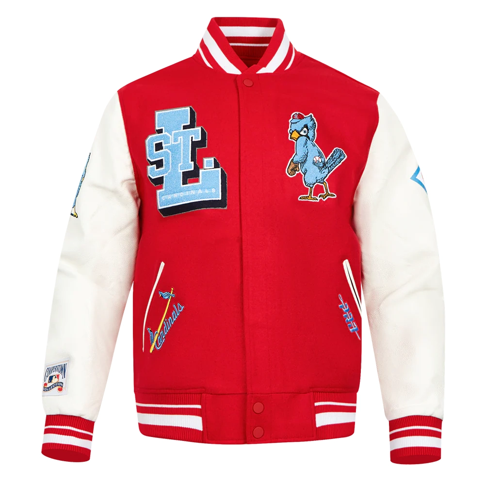 St. Louis Cardinals Best Of Men’s Red & White Varsity Jacket
