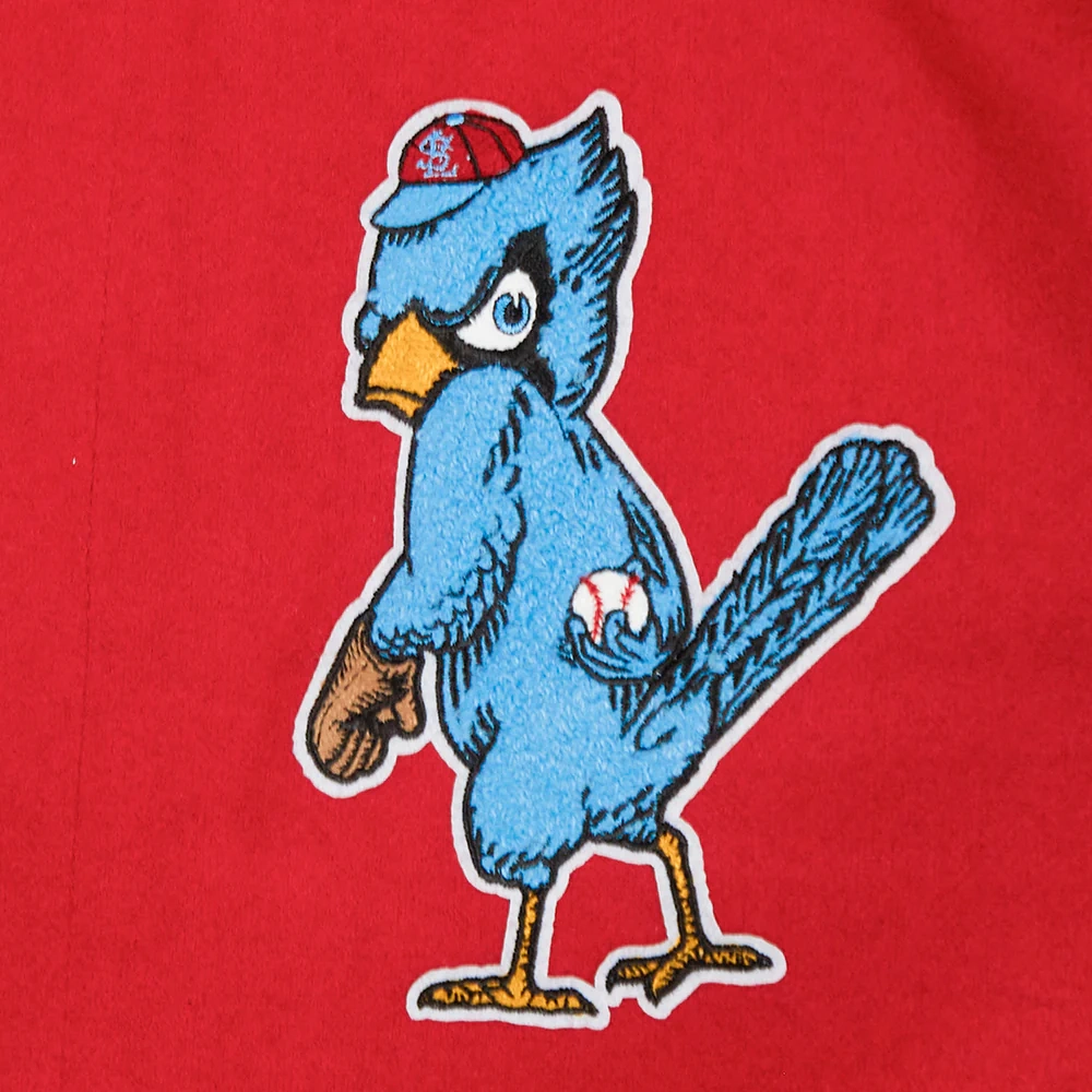 St. Louis Cardinals Best Of Men’s Red & White Varsity Jacket - Image 9