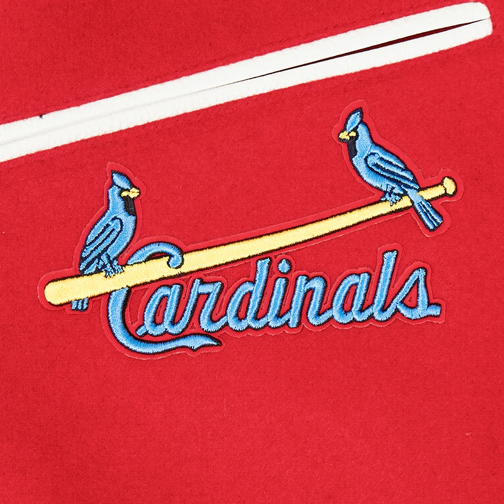St. Louis Cardinals Best Of Men’s Red & White Varsity Jacket - Image 8