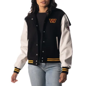 Washington Commanders Women’s Sailor Hooded Varsity Jacket