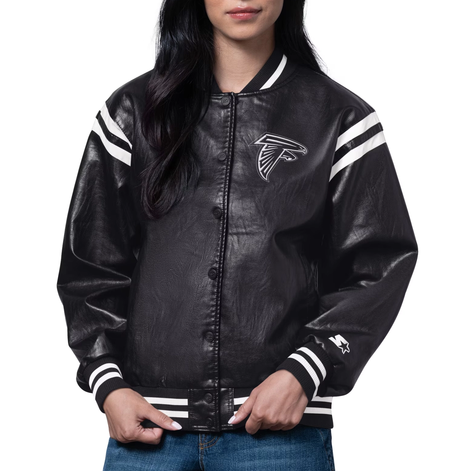 Woman’s Atlanta Falcons High Heat Black Jacket