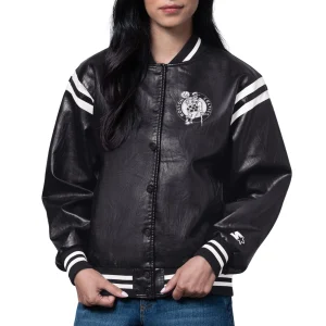 Woman’s Boston Celtics High Heat Black Jacket