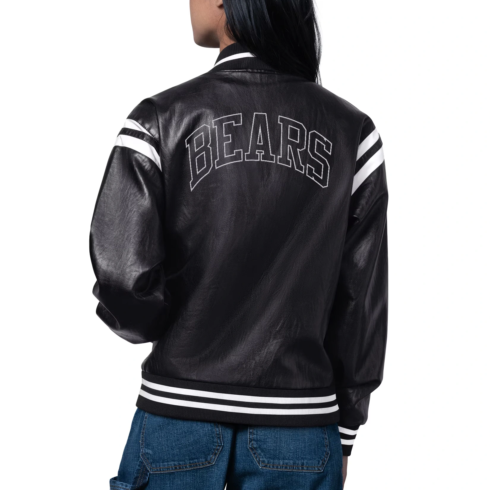 Woman’s Chicago Bears High Heat Black Jacket - Image 2