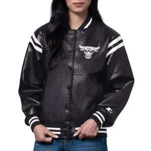 Woman’s Chicago Bulls High Heat Black Jacket