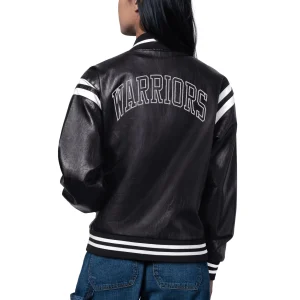 Alternative view of Woman’s Golden State Warriors High Heat Black Jacket