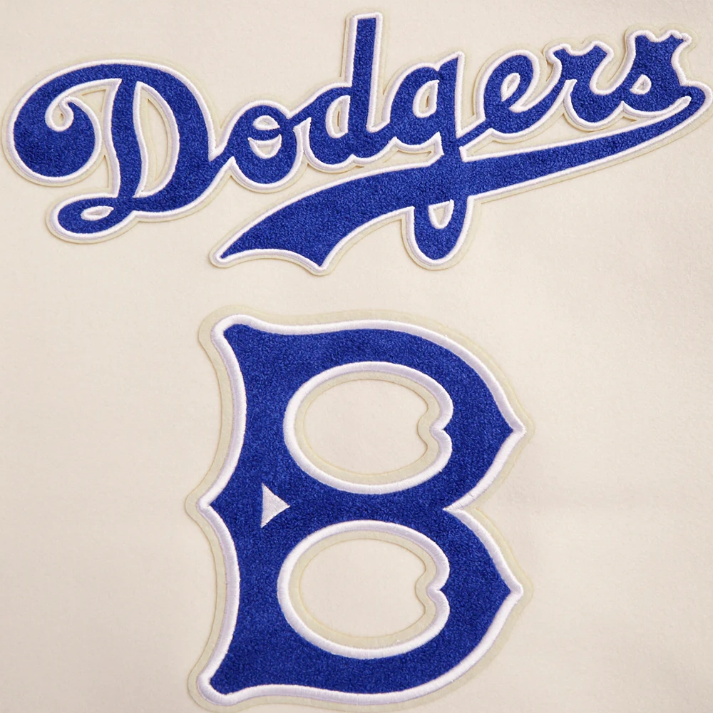 Woman’s Brooklyn Dodgers Retro Classic Wool & Leather Jacket - Image 10