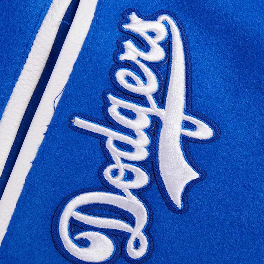 Woman’s Brooklyn Dodgers Retro Classic Wool & Leather Jacket - Image 11
