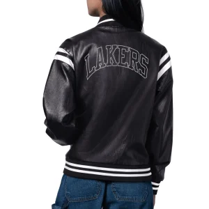 Alternative view of Woman’s Los Angeles Lakers High Heat Black Jacket