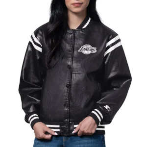 Woman’s Los Angeles Lakers High Heat Black Jacket