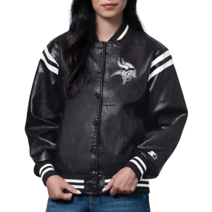 Woman’s Minnesota Vikings High Heat Black Jacket