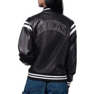 Alternative view of Woman’s New York Knicks High Heat Black Jacket