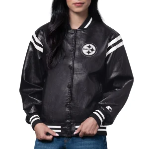 Woman’s Pittsburgh Steelers High Heat Black Jacket