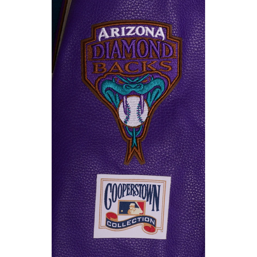 Women's Arizona Diamondbacks Retro Classic Wool & Leather Jacket - Image 20