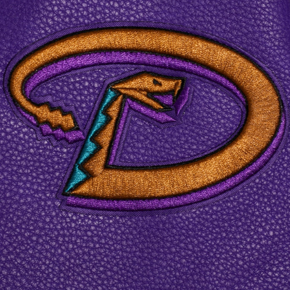 Women's Arizona Diamondbacks Retro Classic Wool & Leather Jacket - Image 19