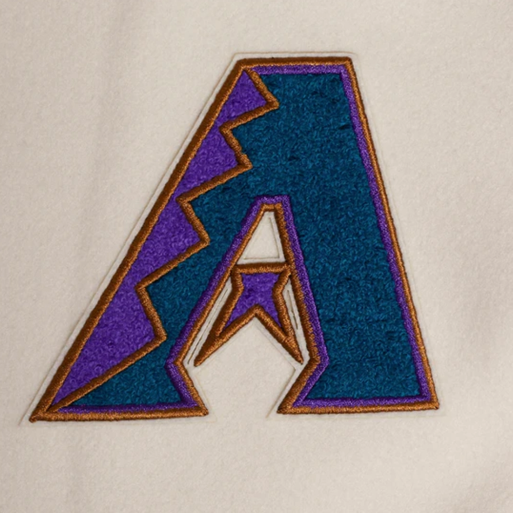 Women's Arizona Diamondbacks Retro Classic Wool & Leather Jacket - Image 15