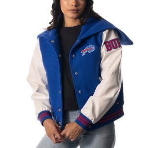 Buffalo Bills Women’s Sailor Hooded Varsity Jacket